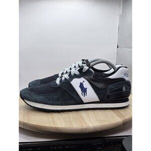 Polo Ralph Lauren Slaton Shoes Sneakers Mens 9.5 D Running Blue/White Pony